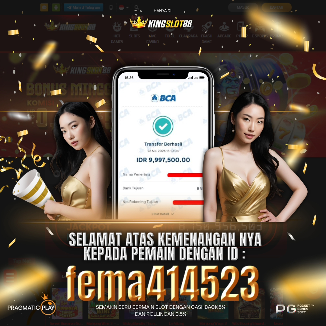 SELAMAT ATAS KEMENANGANNYA UNTUK ID :FEMA414523